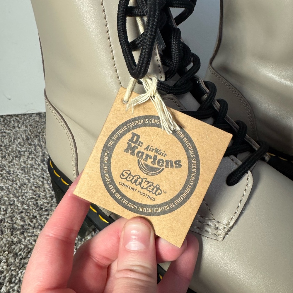 Dr. Martens Women's Audrick 8-Eye Nappa Lux Platform Ankle Boots - Picture 3 of 13